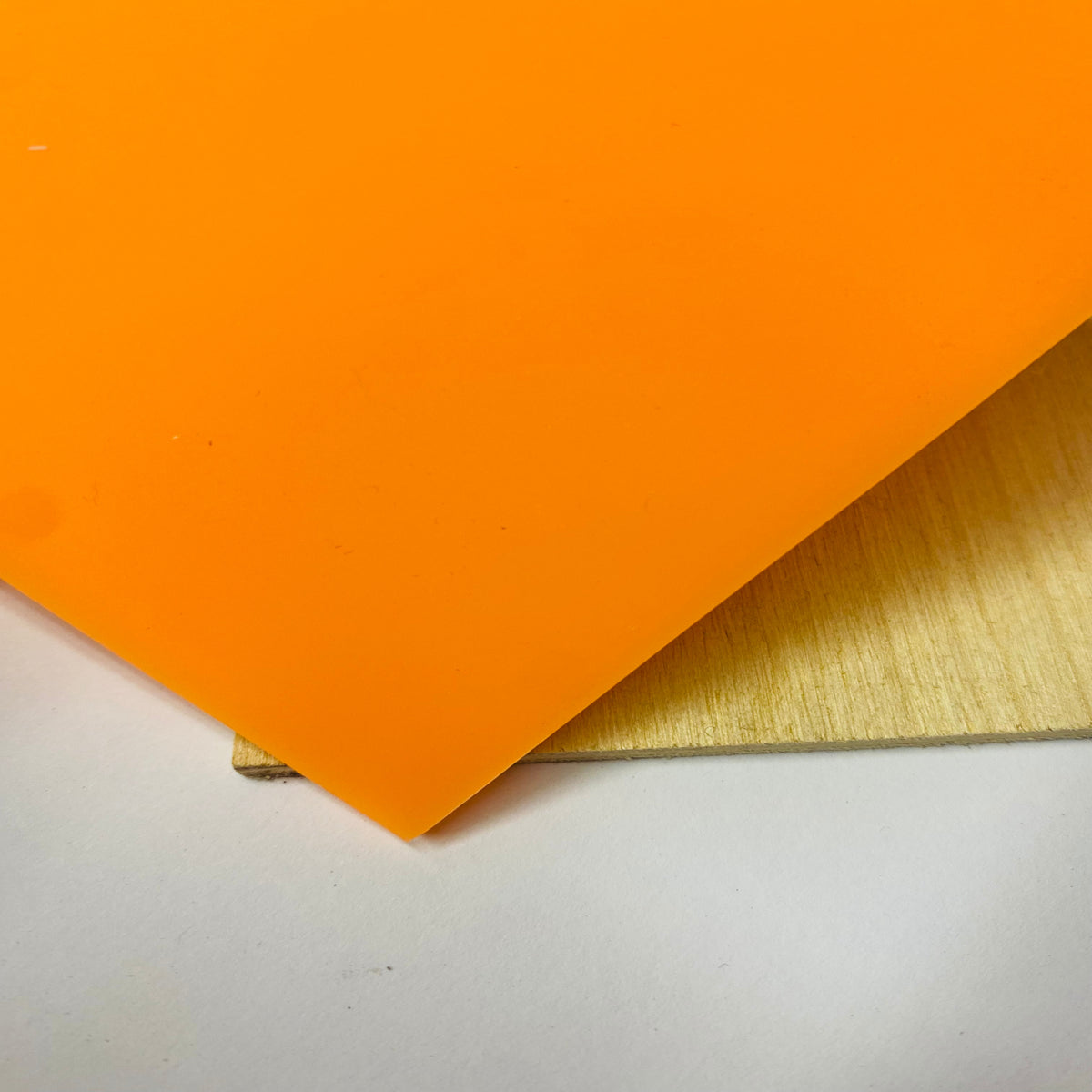 Neon Orange Acrylic for Laser Cutting and Engraving - Matte One Side –  MakerStock
